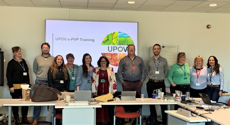 United Kingdom PVP Office staff with UPOV Head of IT